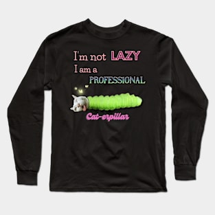 cat-erpillar meme shirt Long Sleeve T-Shirt